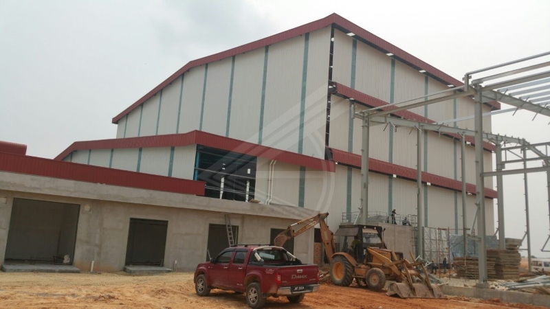 Fabricate of Steel Structure at Times Ceramica Sdn Bhd